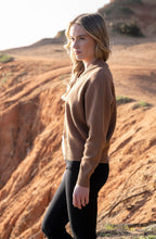 Tobacco Bomber Style Cardigan