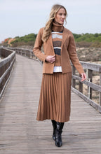 Tobacco Knitted Blazer