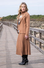 Tobacco Knitted Blazer