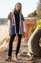 Tobacco Poncho with Removable Snood