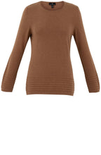 Tobacco Ribbed Detail Jumper