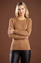 Tobacco Ribbed Detail Jumper