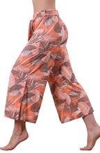 Toffee Brown and Orange Jersey Culottes