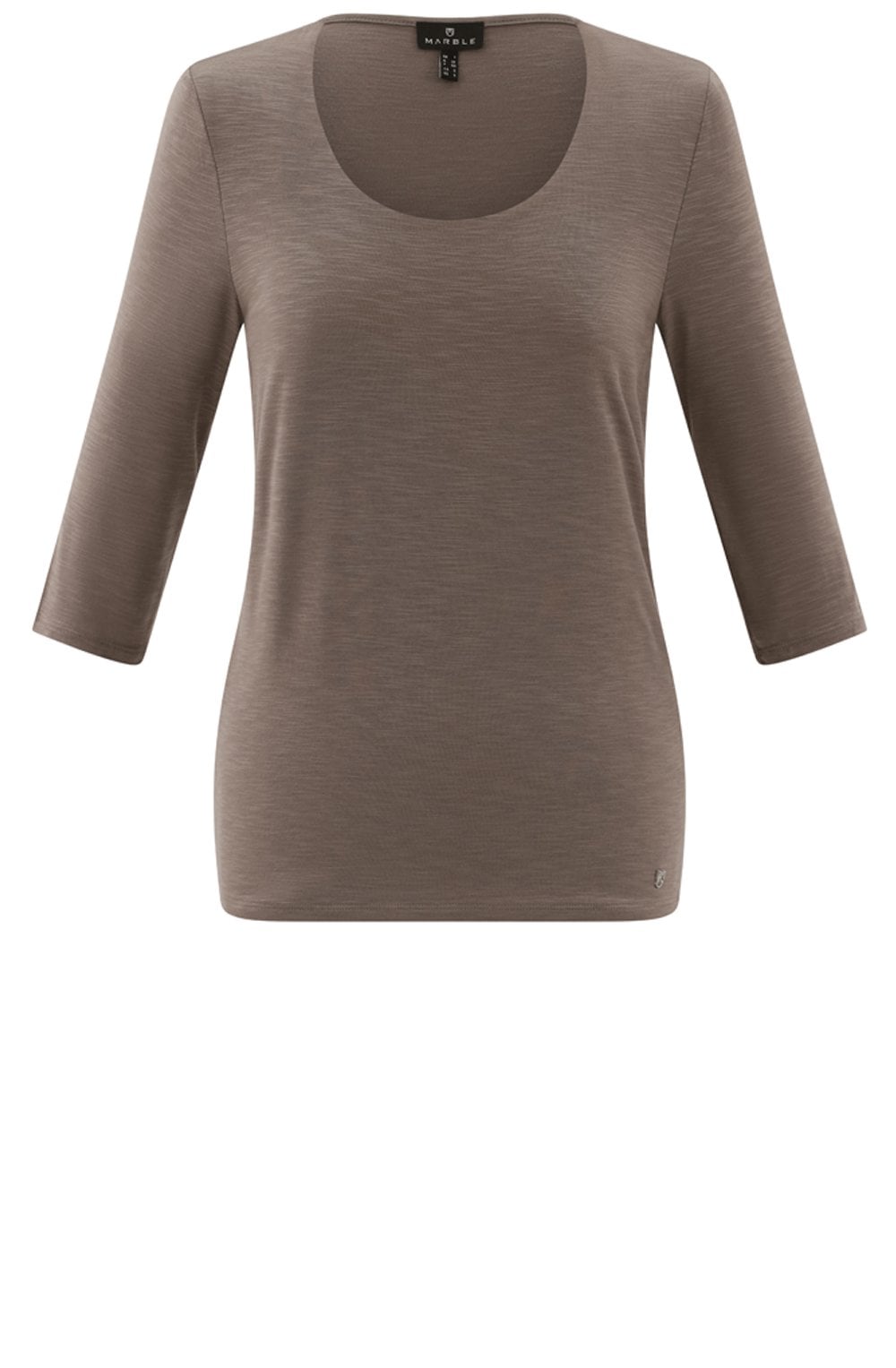 Toffee Brown Double Fronted Sleeve Top