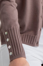 Toffee Brown Fine Knit Cardigan