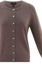 Toffee Brown Fine Knit Cardigan