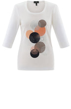 Toffee Brown Graphic Foil Design Top