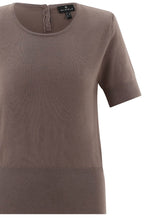 Toffee Brown Short Sleeved Jumper