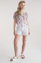 Toffee Brown Speckle Fine Knit Semi Sheer Top