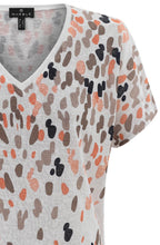 Toffee Brown Speckle Fine Knit Semi Sheer Top