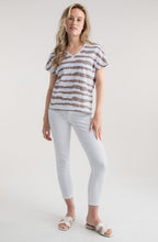 Toffee Brown Wide Stripe T Shirt