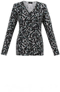 Turquoise Animal Print Jumper