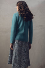 Turquoise Knitted Blazer