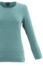 Turquoise Ribbed Detail Jumper