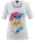 Vibrant Poppy Design T Shirt