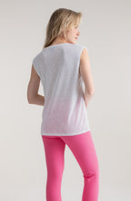 White Cross Over Ruffle Top