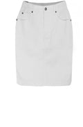 White Denim Style Skirt