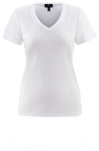 White Diamante Sparkle T Shirt