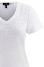 White Diamante Sparkle T Shirt