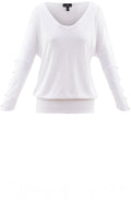 White Double Layer Jumper