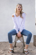White Double Layer Jumper