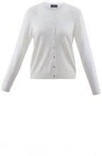 White Fine Knit Cardigan