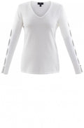 White Fine Knit Jumper