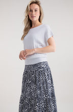 White Fitted Hem Ribbed Jumper