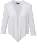 White Jersey Cardigan