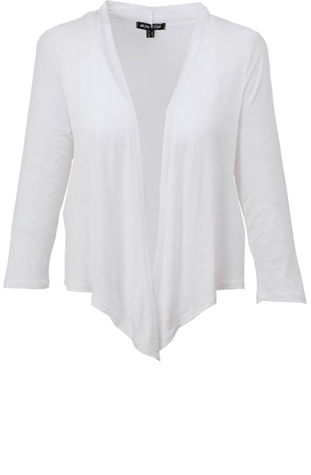 White Jersey Cardigan