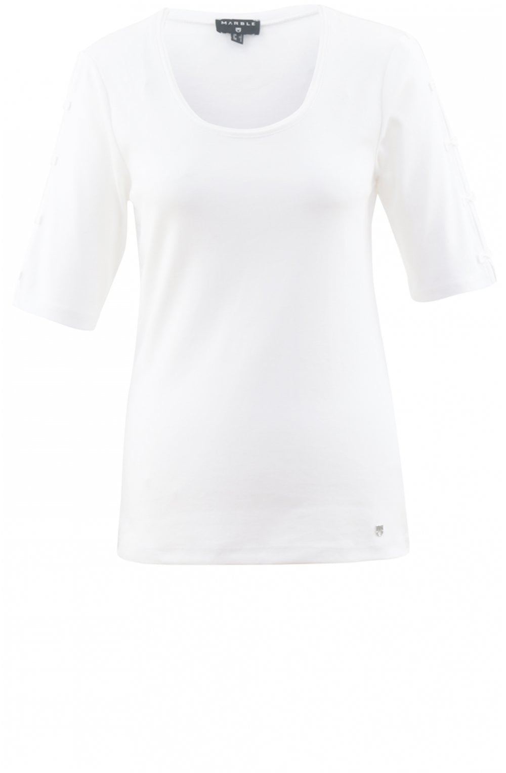 White Jersey T Shirt