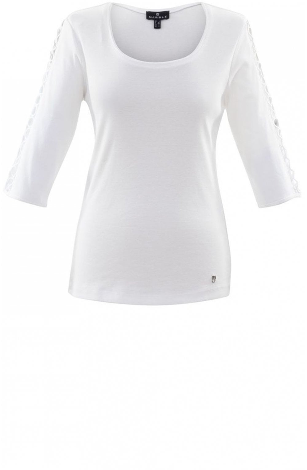 White Jersey T Shirt