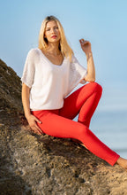 White Layered Oversized Crochet Jumper