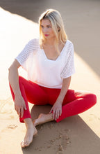 White Layered Oversized Crochet Jumper