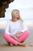 White Patterned Knit Sweater