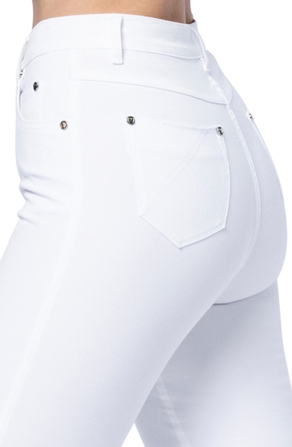 White Slim Leg Jeans
