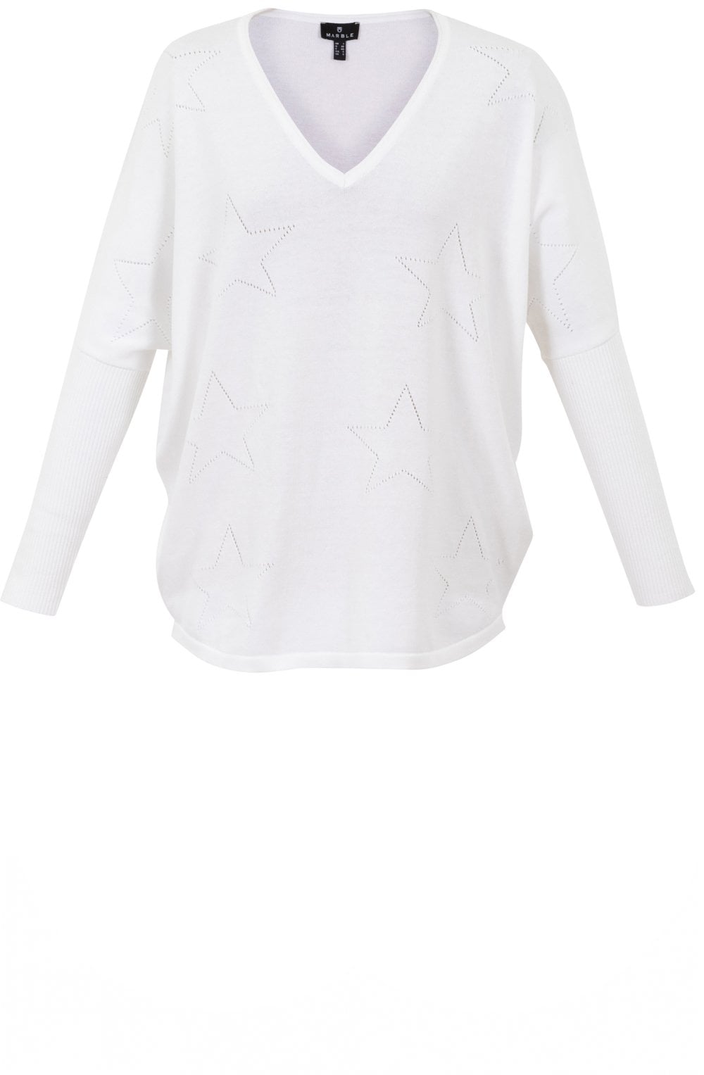 White Star Design Relaxed Sweater