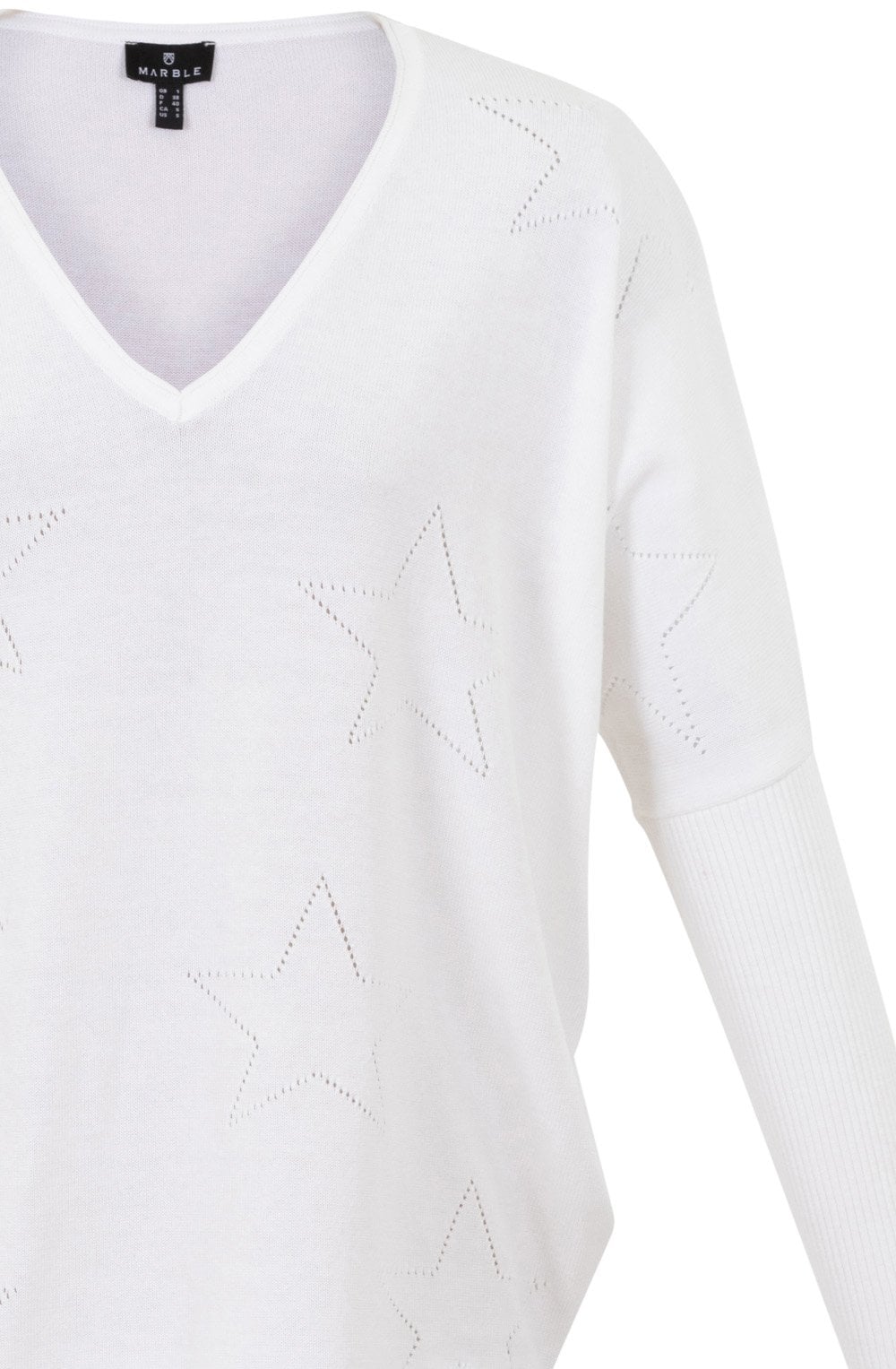 White Star Design Relaxed Sweater