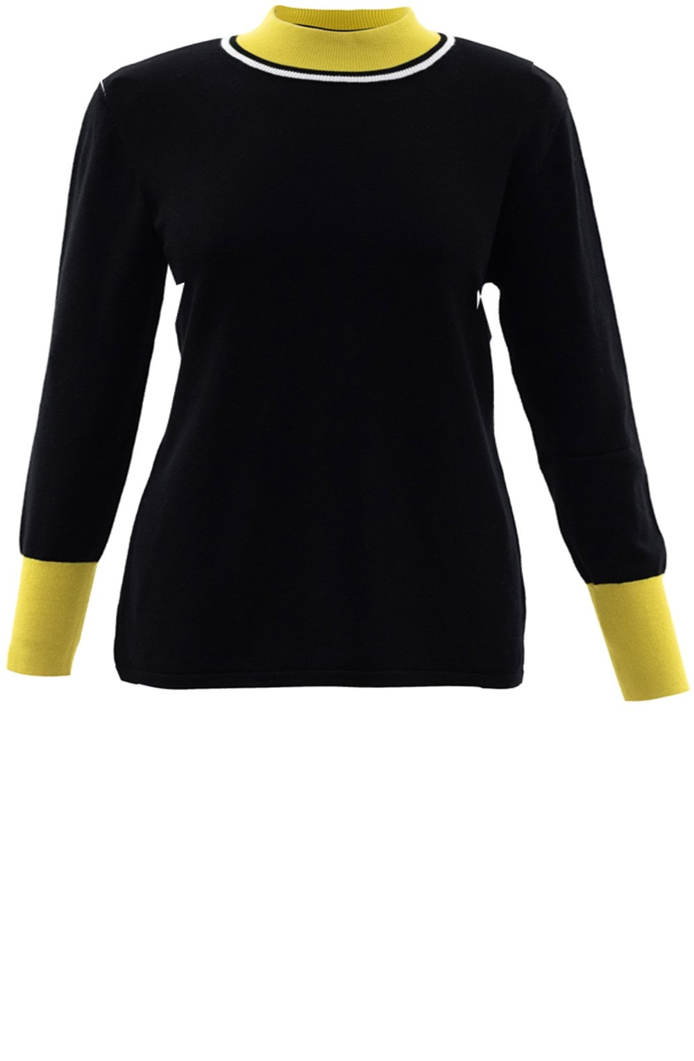 Yellow & Black Jumper