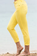 Yellow Cropped Trousers