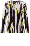 Yellow Geometric Jumper