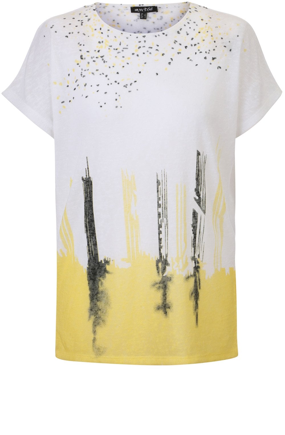 Yellow Patterned Top