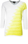 Yellow & White Knit Jumper
