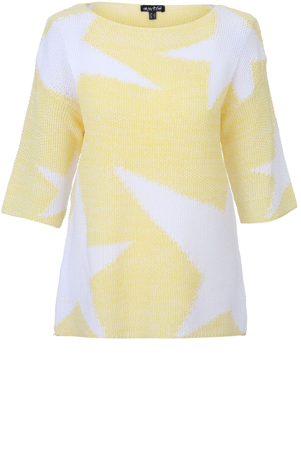 Yellow & White Star Design Jumper
