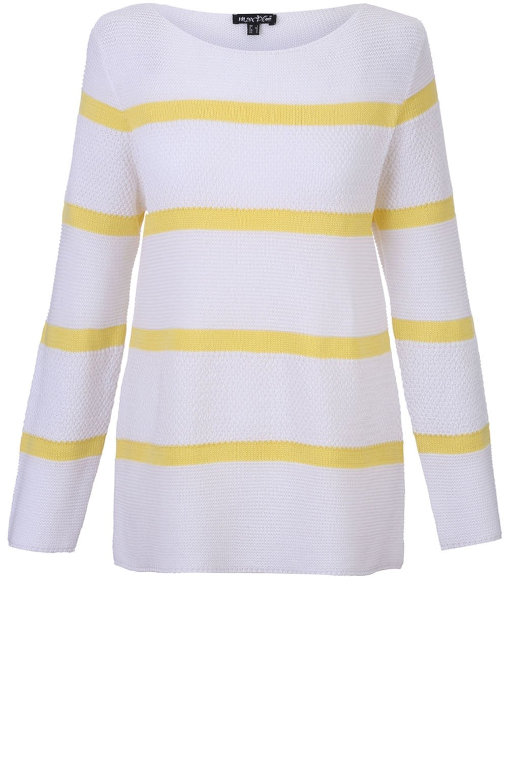 Yellow & White Striped Jumper