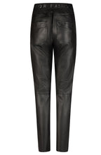 Black Faux Leather Trousers