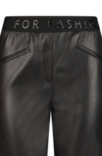 Black Faux Leather Trousers
