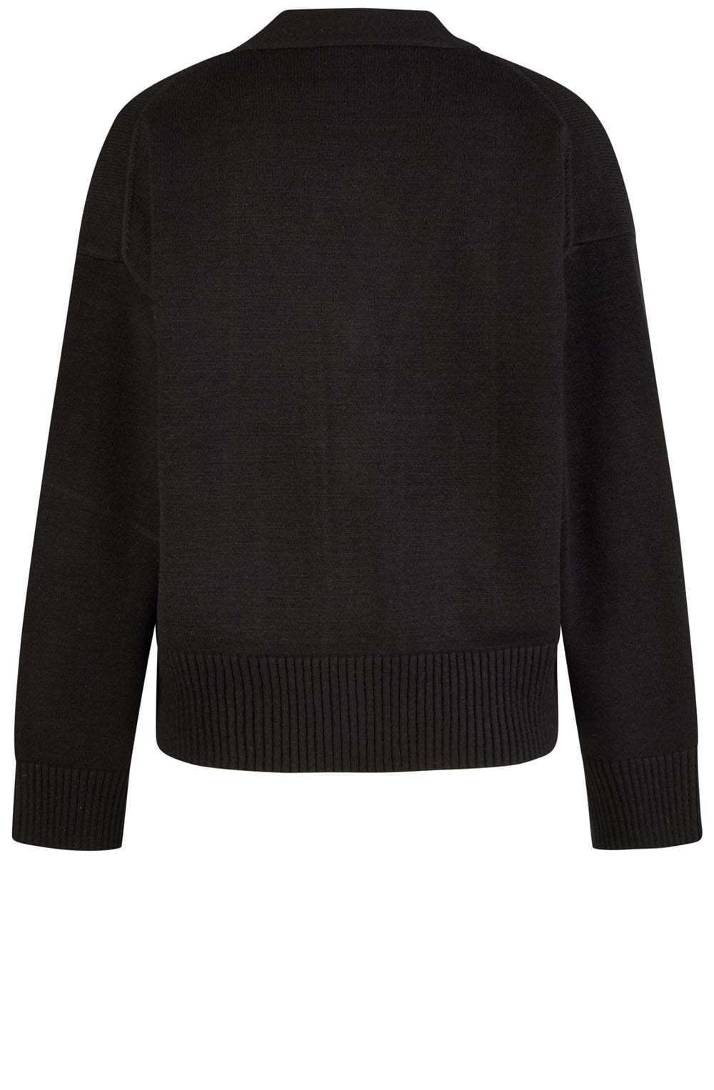 Black Patch Pocket Box Fit Cardigan