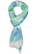 Blue Green Endless Summer Scarf