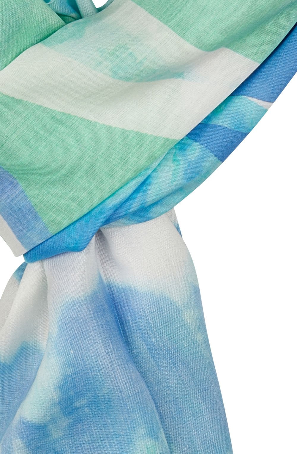 Blue Green Endless Summer Scarf
